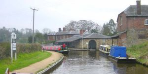 The Canal buildings and yard in Ellesmere 