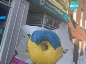 Supporting image for story: Shrewsbury's Planet Doughnut selling Ukraine donuts to raise money for refugees