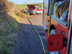 Supporting image for story: Classic car catches fire near Shrewsbury