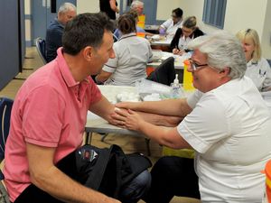Supporting image for story: Hundreds turn out for prostate cancer testing at Newport event
