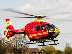 Supporting image for story: Woman airlifted to hospital after Market Drayton crash