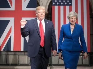 Theresa with Donald Trump