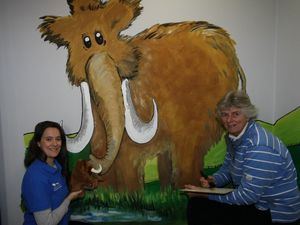 Supporting image for story: Well-loved mural to receive lick of paint at south Shropshire visitor centre