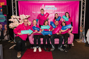 Organisers, Shropshire Festivals, at last year's Shropshire Business Festival at the Telford International Centre