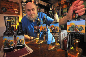 Norman Pearce from The Corvedale Brewery says his customers cannot get signal and neither can he use his work phone