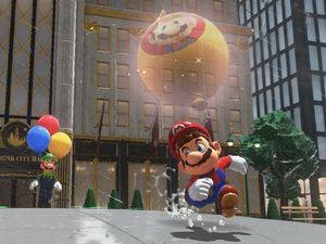 Supporting image for story: Super Mario Odyssey has been updated to add a new balloon-based mini-game