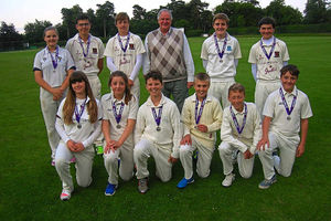 Whitchurch line up, back row, left to right: Abbie Jones, Luke Parker, Sam Ellis, David Brown, Jack Groom, Matt Batkin. Front: Meg Parsons, Tamisa Bailey, Arran Ecclestone, Jack Dudleston, Ben Hockenhull, Tom Benson.