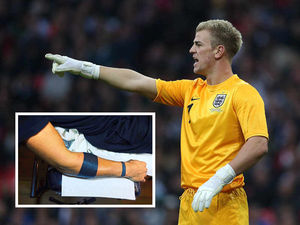 Supporting image for story: Joe Hart reveals new tattoo by Shrewsbury artist