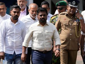 Supporting image for story: Party of Sri Lanka’s new Marxist-leaning president wins majority in parliament