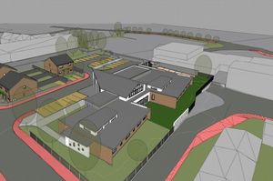 Houses will also be built alongside the centre, behind Wednesbury Leisure Centre