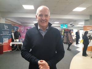 Wolves legend Steve Bull MBE at the Black Country Chamber Expo