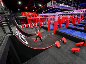 The Ninja Warrior centre is a popular place for young and old to try and conquer the course