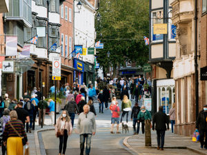 Looking toward's Shrewsbury's Pride Hill