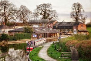 Llangollen Canal, Ellesmere in Shropshire