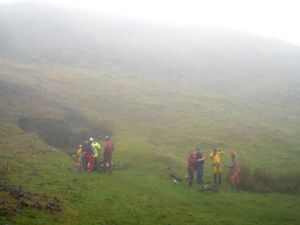 Supporting image for story: Almost 250 cavers join bid to rescue man trapped in cave for two days