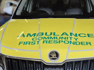 Community First Responders conducted CPR to help 81-year-old John. Photo: West Midlands Ambulance Service