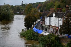 Flooding around Ironbridge