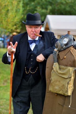 Winston Churchill (Steve McTigue, from Telford).