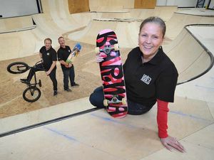 Supporting image for story: £200k indoor skatepark nearing completion