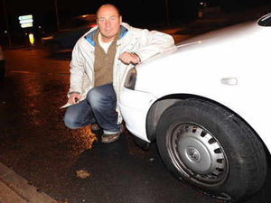 Supporting image for story: Fury as 'mindless' yobs slash tyres in Stafford street