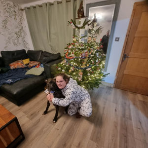 She now lives with Jo Williams and partner Simon as well as daughter Lily (pictured) who live in Redditch and have renamed her Nellie