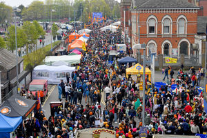 The view from the big wheel on Smethwick High Street