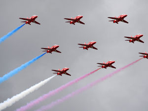 Supporting image for story: Cosford Air Show: Met Office weather forecast as RAF Cosford gears up for spectacular air show