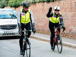 Supporting image for story: 'Shropshire is a beautiful county. I'm going to spend more time here' - watch Zoe Ball on her charity ride  