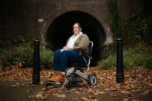 Shifnal Wheelchair user Kirsty Hoare