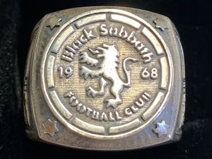 Supporting image for story: Silver ring designed for Ozzy Osbourne and his Black Sabbath bandmates to wear at their farewell show is going up for auction