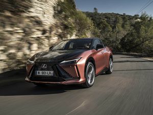 Supporting image for story: First Drive: The Lexus RZ is a bold electric SUV with big ambitions