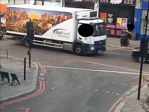 Supporting image for story: Video shows police searching lorry Daniel Khalife strapped himself to