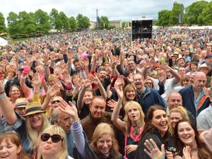 Crowds at a previous Let's Rock 80s Festival.