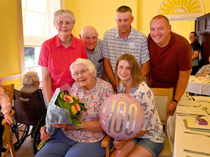 Supporting image for story: 'A whiskey every night' - Air force veteran celebrates her 100th