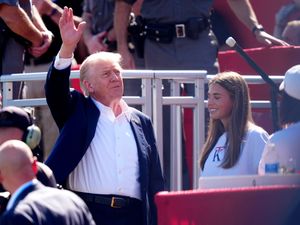 Supporting image for story: Donald Trump acts as United States’ chief cheerleader at Ryder Cup