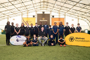 Henry Searle meets students from two local schools