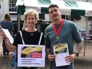 Supporting image for story: Campaigners take to the streets to collect signatures calling for ambulance station to stay open