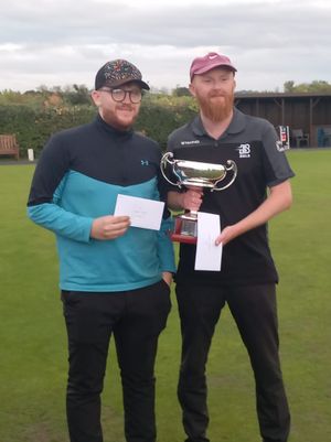 Midland Masters finalists Joe Killen and (right) winner Conor Chamberlain