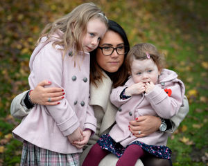 Families gathered for the Dudley Remembrance Sunday service 