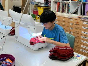 Supporting image for story: Shropshire college students develop sewing skills to support Ethiopian cause