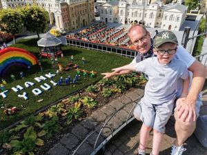 Supporting image for story: Wolverhampton's dancing binmen immortalised at Legoland