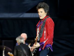 Supporting image for story: Ronnie Wood celebrates 75th birthday at opening of The Rolling Stones’ new tour