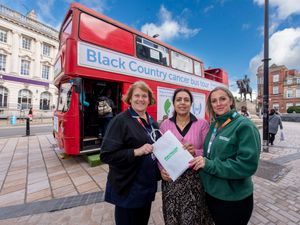 Supporting image for story: Cancer awareness bus welcomed as over 100 people visit in Wolverhampton city centre