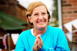 Sharon turned 55 while out at sea