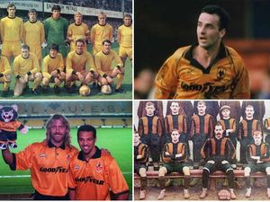Supporting image for story: Wolves home kits through the years