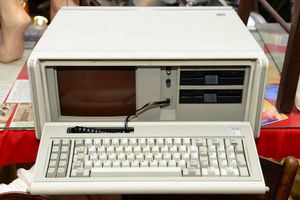 An IBM personal computer