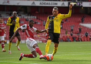 Maitland-Niles in action against Watford (PA)