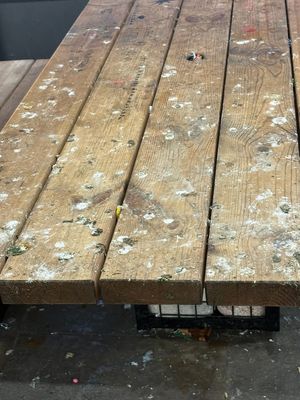 Pigeon droppings in Dudley Market. Picture Jayne Beard/Shaukat Ali free for LDRS use