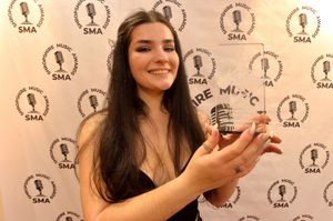 Shropshire Music Awards.  Winner of: Best newcomer, Greysha,  Grace Keeling from Little Stretton..