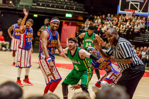 The Harlem Globetrotters in Birmingham. Credit: Chris Bowley